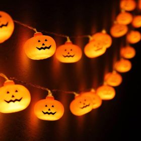 Decorations Pumpkin String Lights  20 LED 10 FT 3D Cute Waterproof