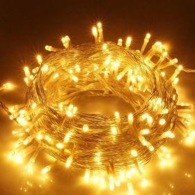 1Pc 3Meter 300 LEDs String Curtain Light With Remote 8 Light Modes IP44 Waterproof For Christmas Halloween New Year Yard Garden Party (Option: 3M)